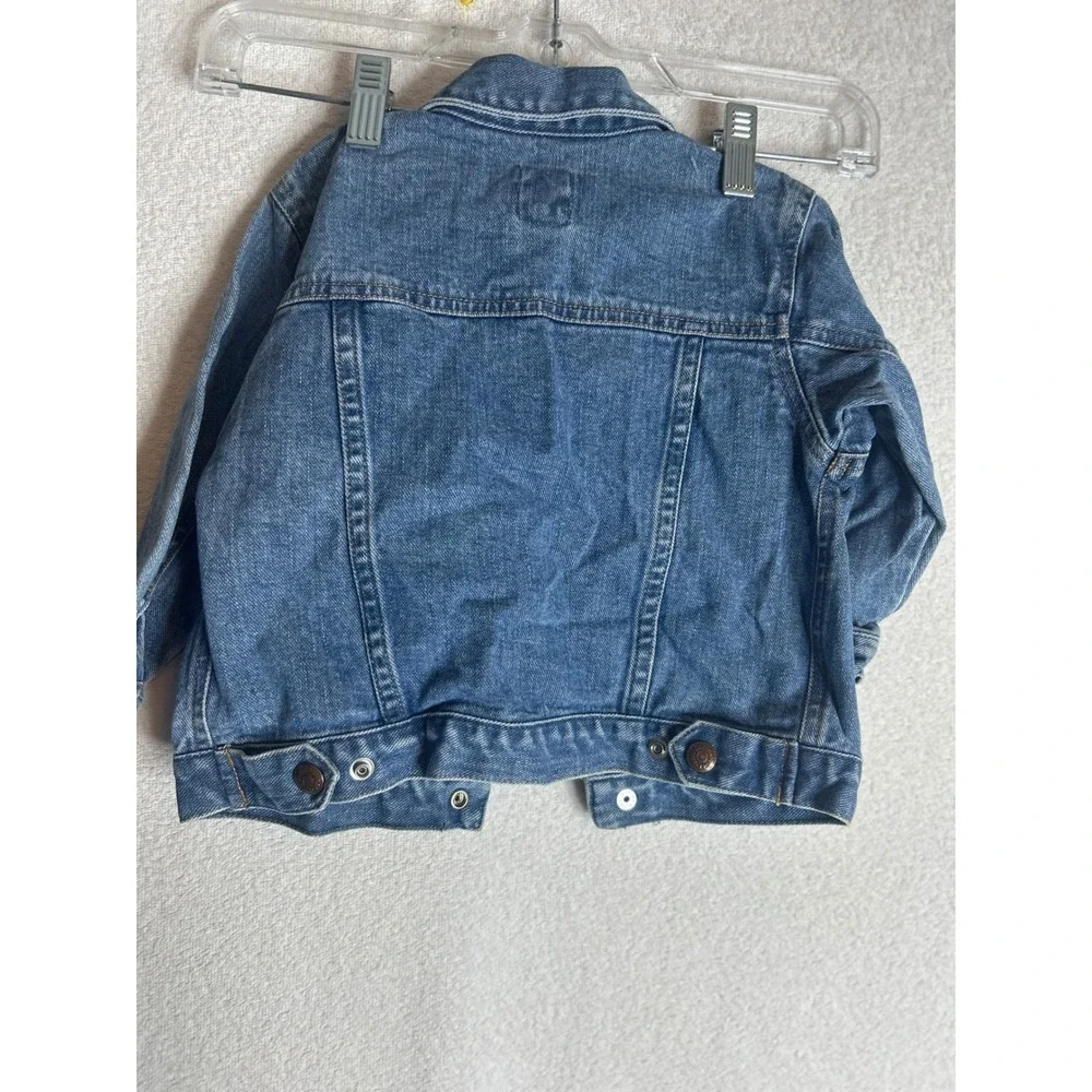 Baby Gap Toddler Denim Jacket Medium Wash Blue Cotton Button Up Size 2T 2 Years